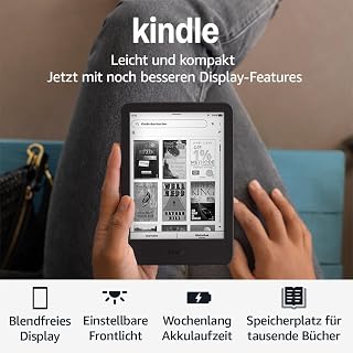 Amazon Kindle 16 GB (2024 model) - Light and compact, with fast page turns, and high contrast ratio – Without Ads – Black