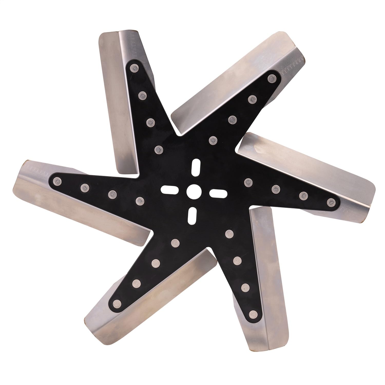 Derale 19115 15" High Performance Stainless Steel Flex Fan Standard Rotation,Bla