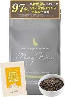 Mogwan MGW Dog Food, Chicken & Salmon, 4.0 lbs (1.8 kg), Suitable for All Types, Grain Free, Additive-free, Total Nutritional Food, Fragrance Free, Coloring Free