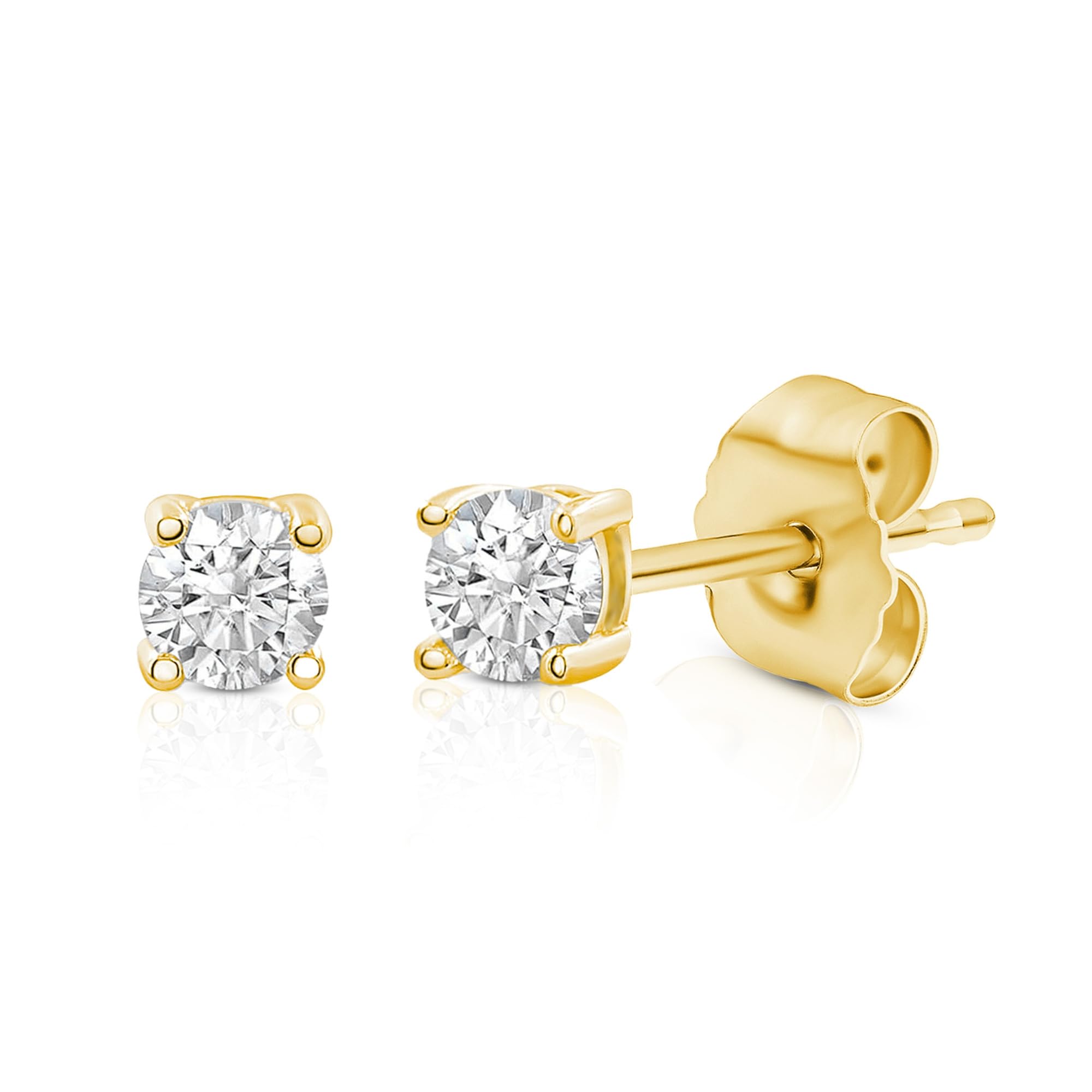 Amazon Essentials 0.25 to 1 Carat IGI Certified Solitaire Lab Grown Diamond Stud