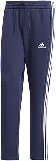adidas Essentials 3-Stripes Fleece Open Hem Pants - Men's Sports Trousers
