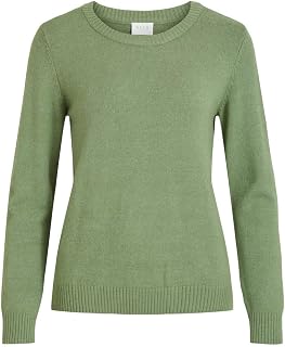 Vila Viril O-Neck L/S Knit Top-Noos Sweater for Women