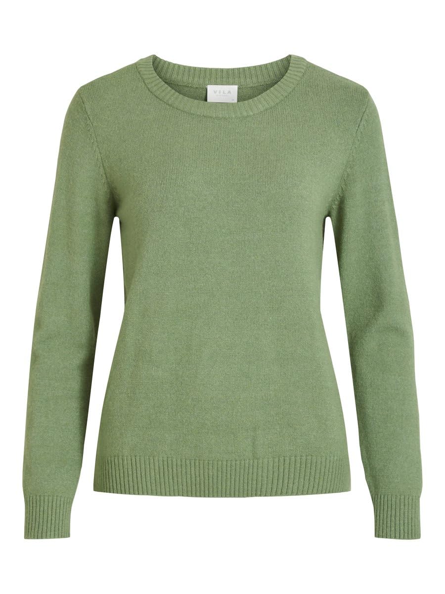 Vila Viril O-Neck L/S Knit Top-Noos Sweater for Women