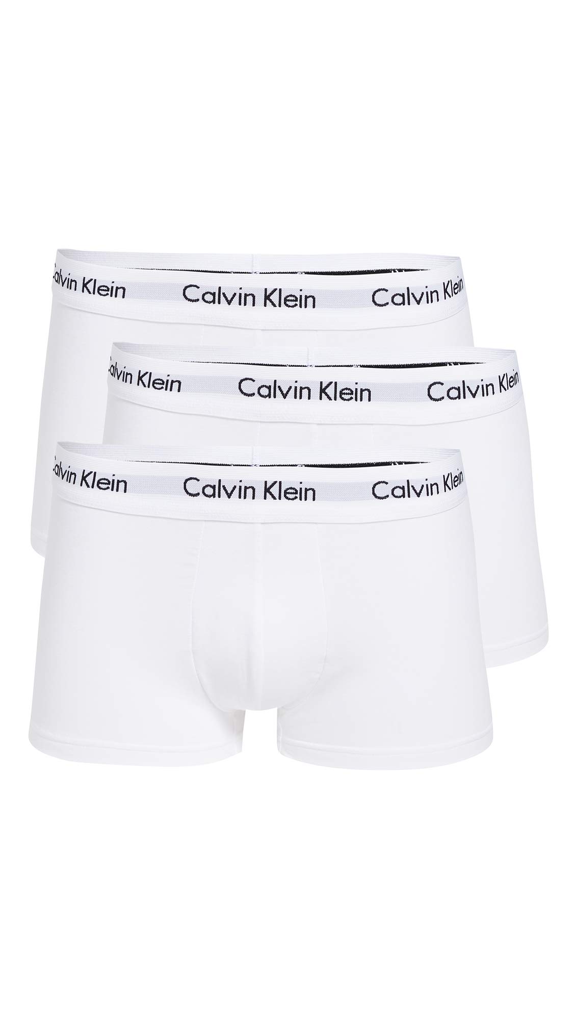 Calvin Klein Men's Boxer Shorts Trunks Cotton with Stretch Pack of 3