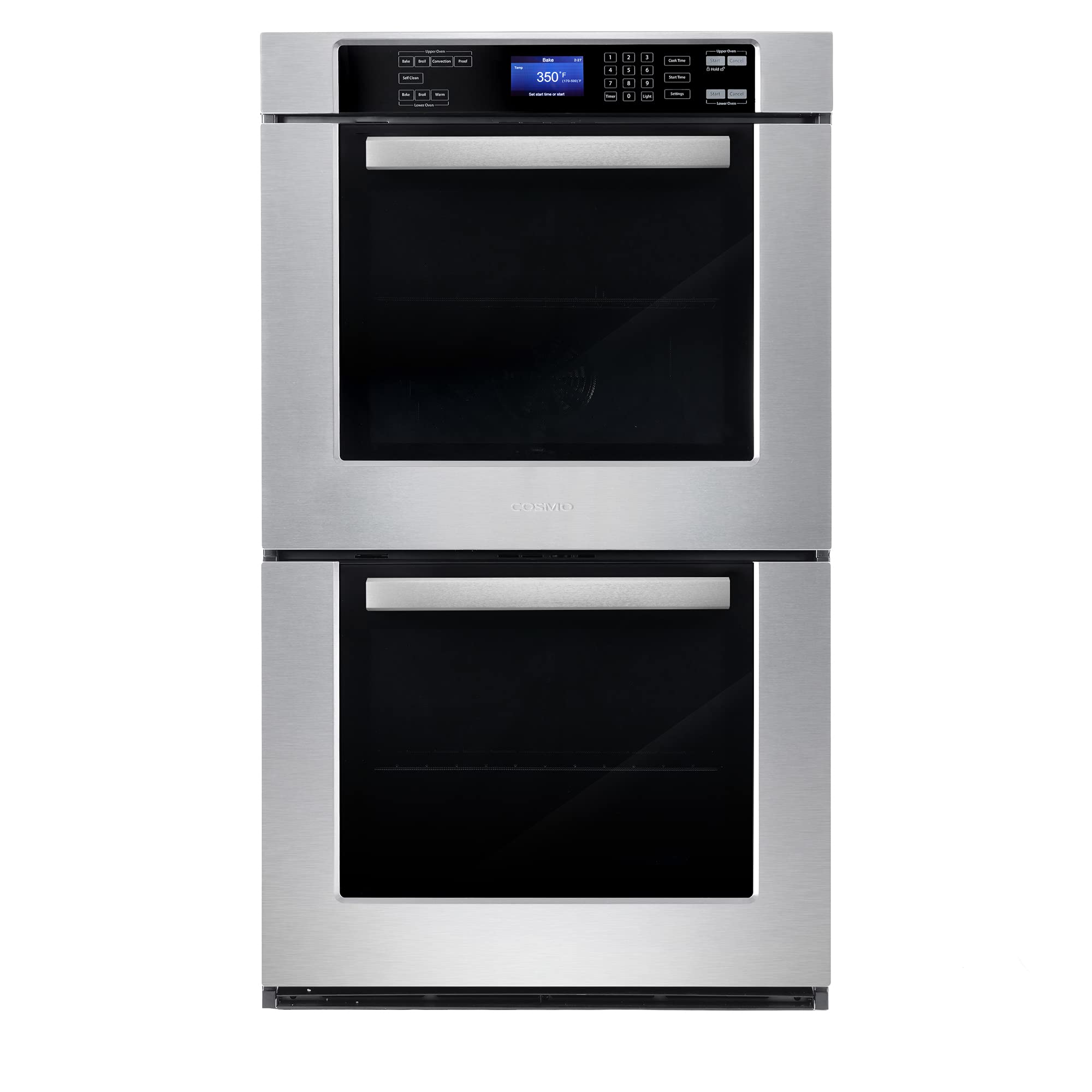30 in. Haven Coll Double Electric Wall Oven, True Convection, Stainless | Cosmo 
