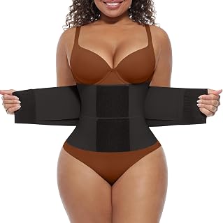 FeelinGirl Waist Trainer Lungo Torso Vita Cincher Trimmer Ab Cintura Controllo Pancia Body Shaper Triple Wrap Donne e Uomini
