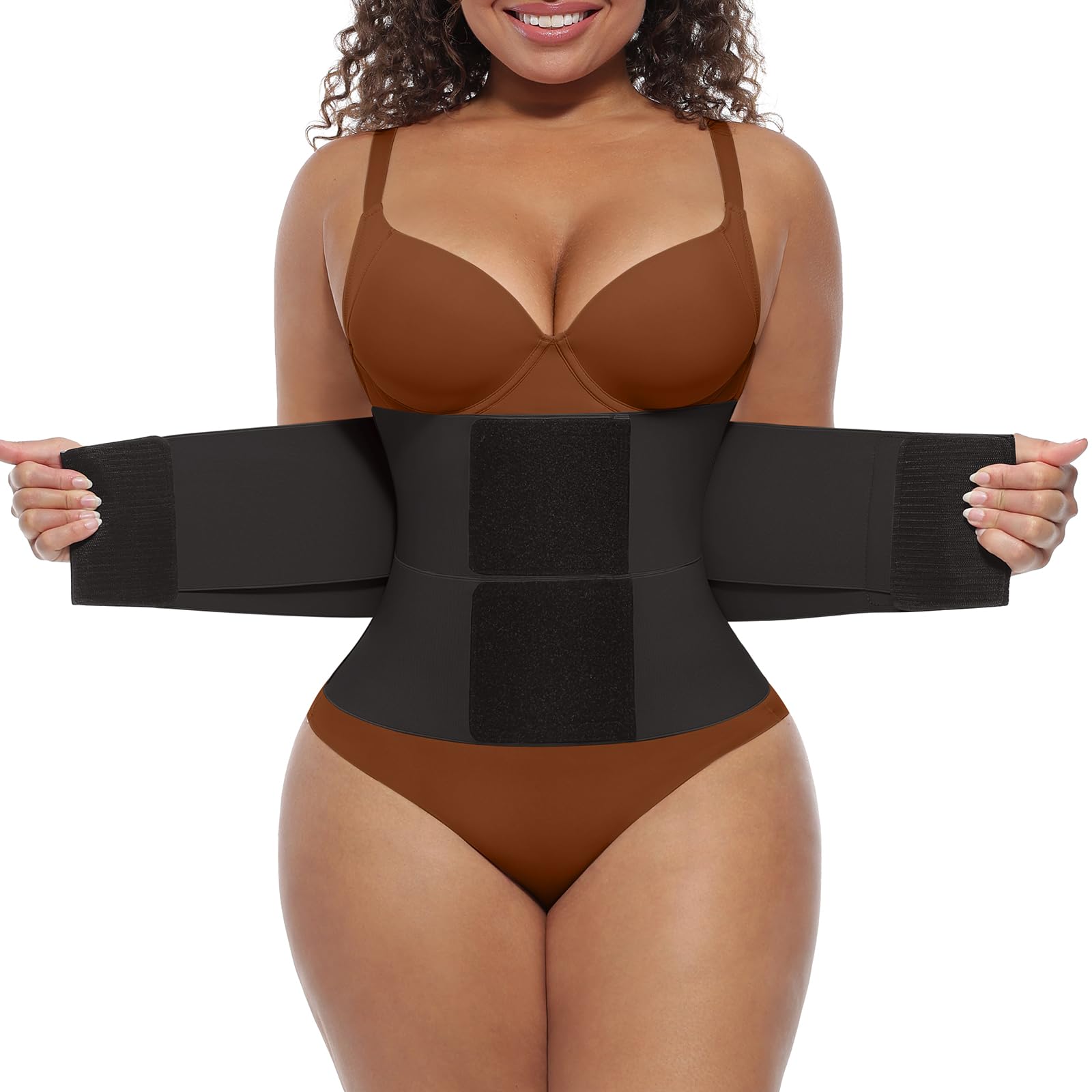 FeelinGirl Waist Trainer Lungo Torso Vita Cincher Trimmer Ab Cintura Controllo P