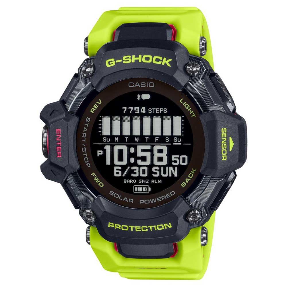 Casio Men's Digital Quartz Watch with Plastic Strap GBD-H2000-1A9ER, Green, Stra