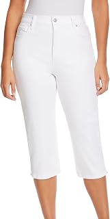 Gloria Vanderbilt Women's Amanda Capri Jean, Vintage White, 12 Petite Regular