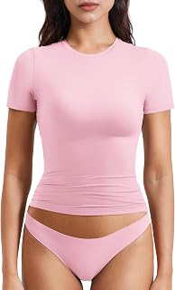 YEOREO Ease Women's Slim Fit Workout Shirts