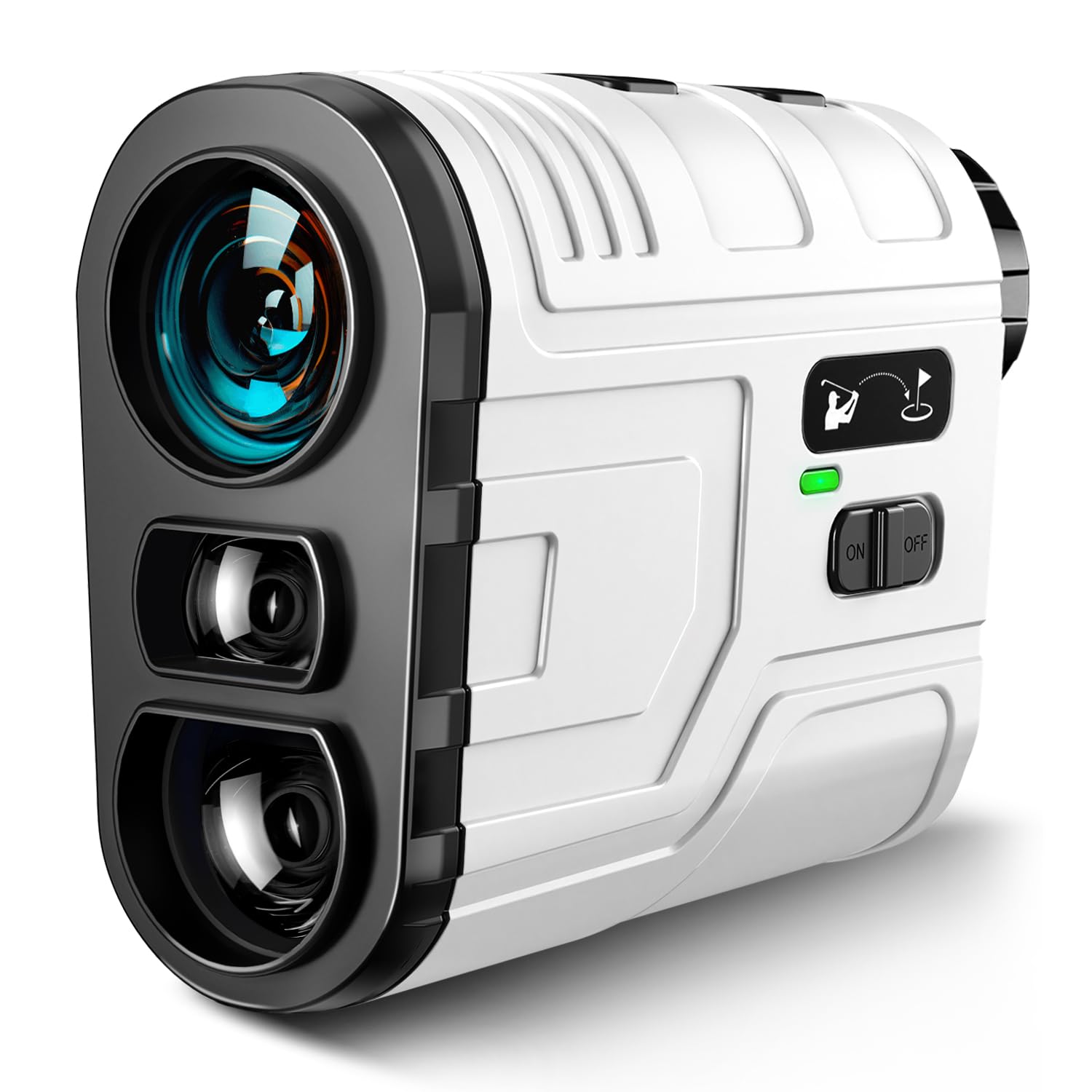 Range Finder Golf with Slope, Pin Lock Vibration 1200Y Rangefinder | Golf Rangef