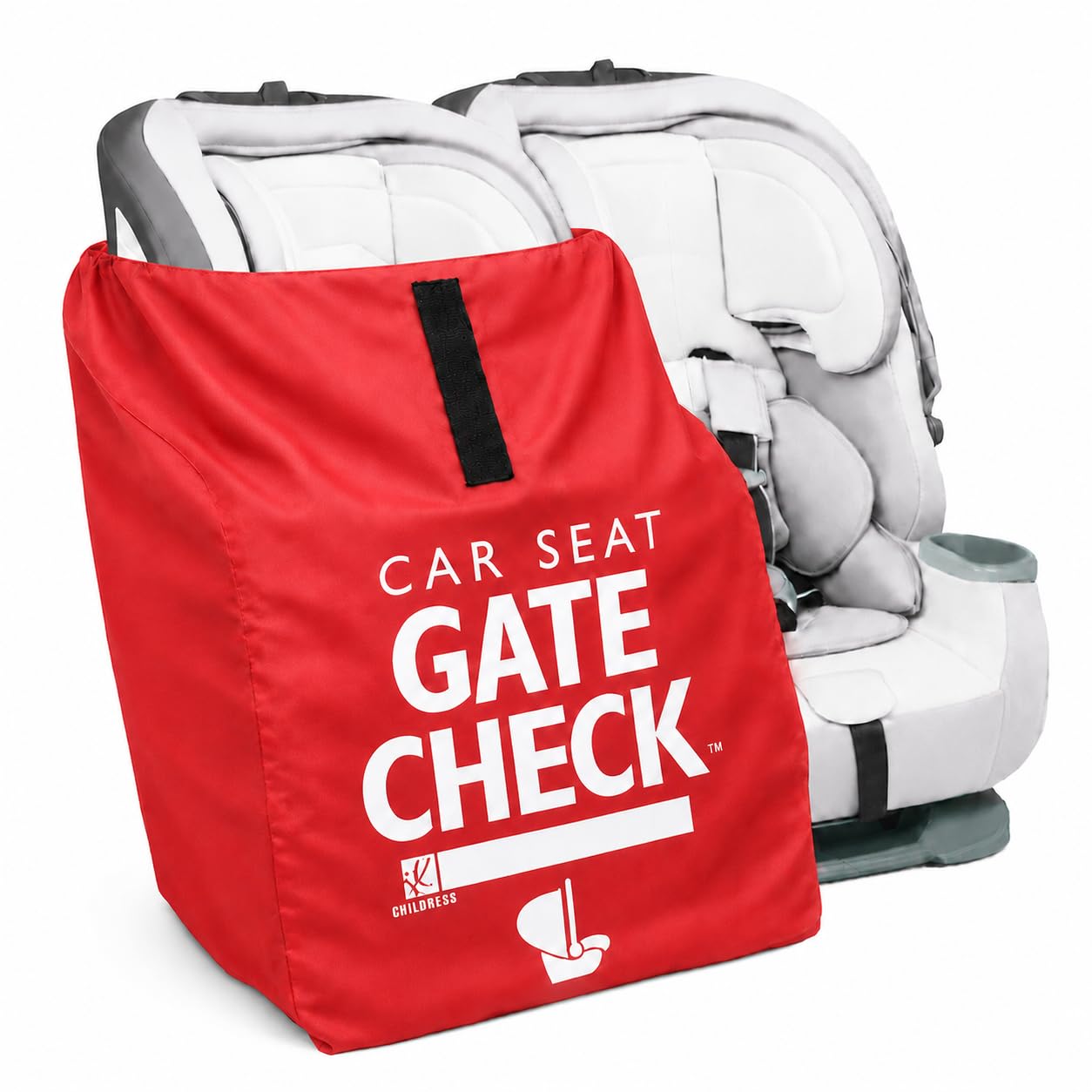 J.L. Childress Gate Check Travel Bag for Car Seats &amp; Infant Carriers, Red | 