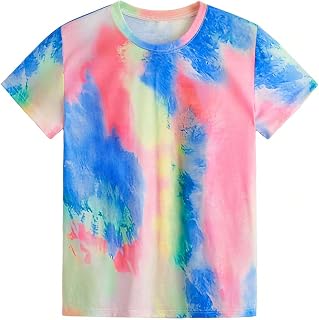 Casual Tie Dye T Shirts for Women
