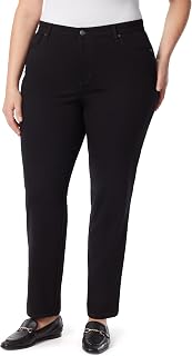 Gloria Vanderbilt Women's Amanda Ponte High Rise Knit Pant Plus