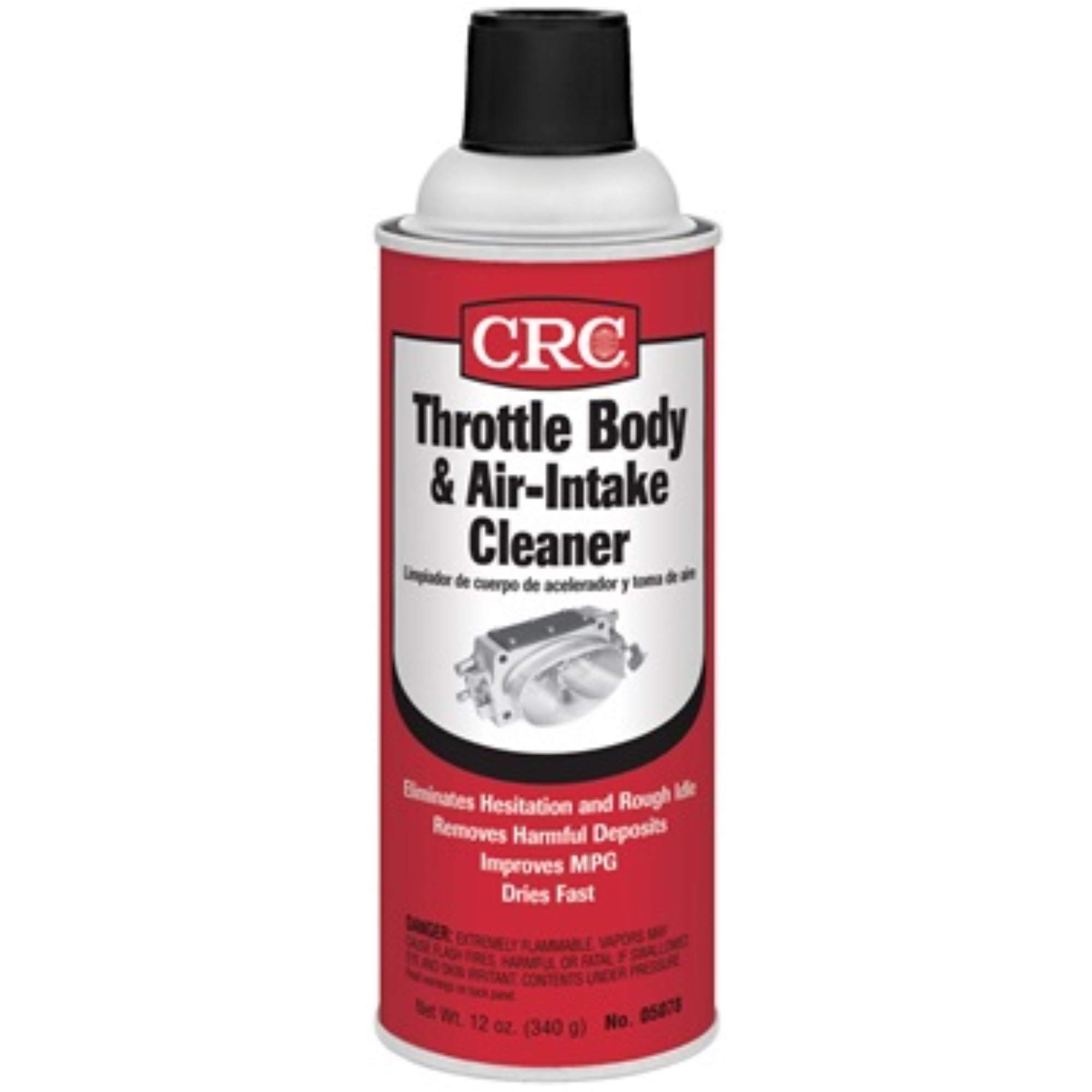 CRC 05078 Throttle Body and Air-Intake Cleaner - 12 oz.