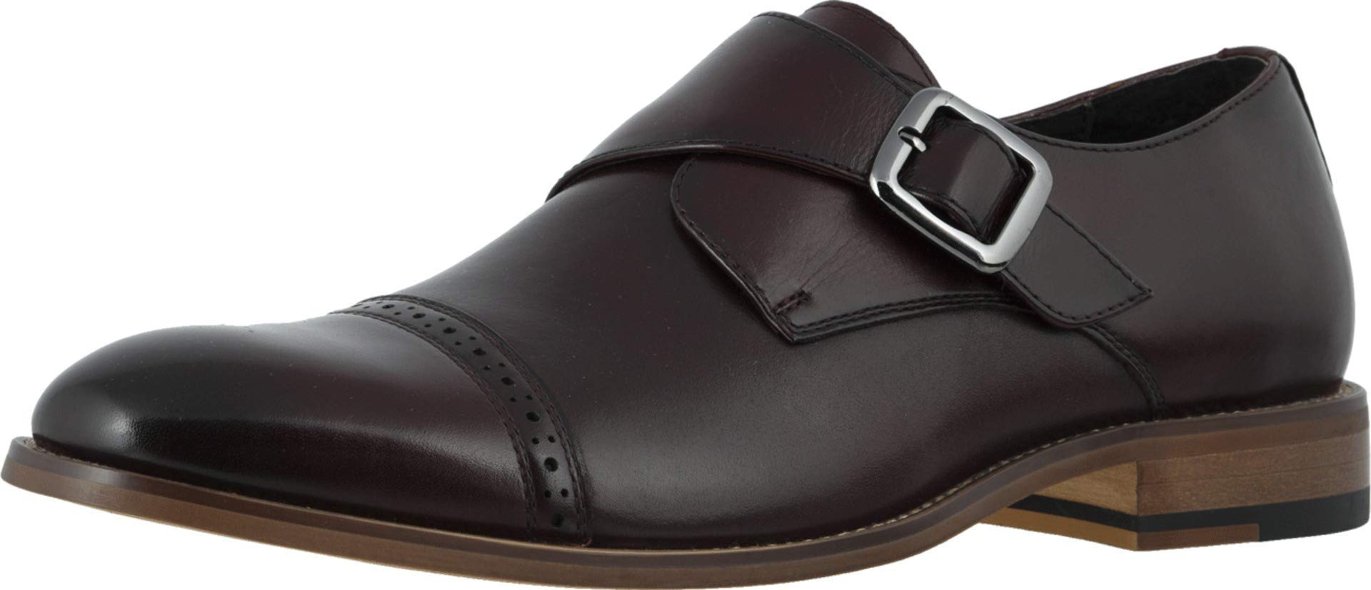 Stacy Adams Mens Desmond Cap Toe Monk Strap Loafer Oxford