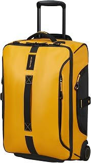 Samsonite Paradiver Light Travel Bag with Wheels (55 cm), Small, Hand Luggage, Water Repellent, Lightweight, 48.5L, New Yellow (Yellow)