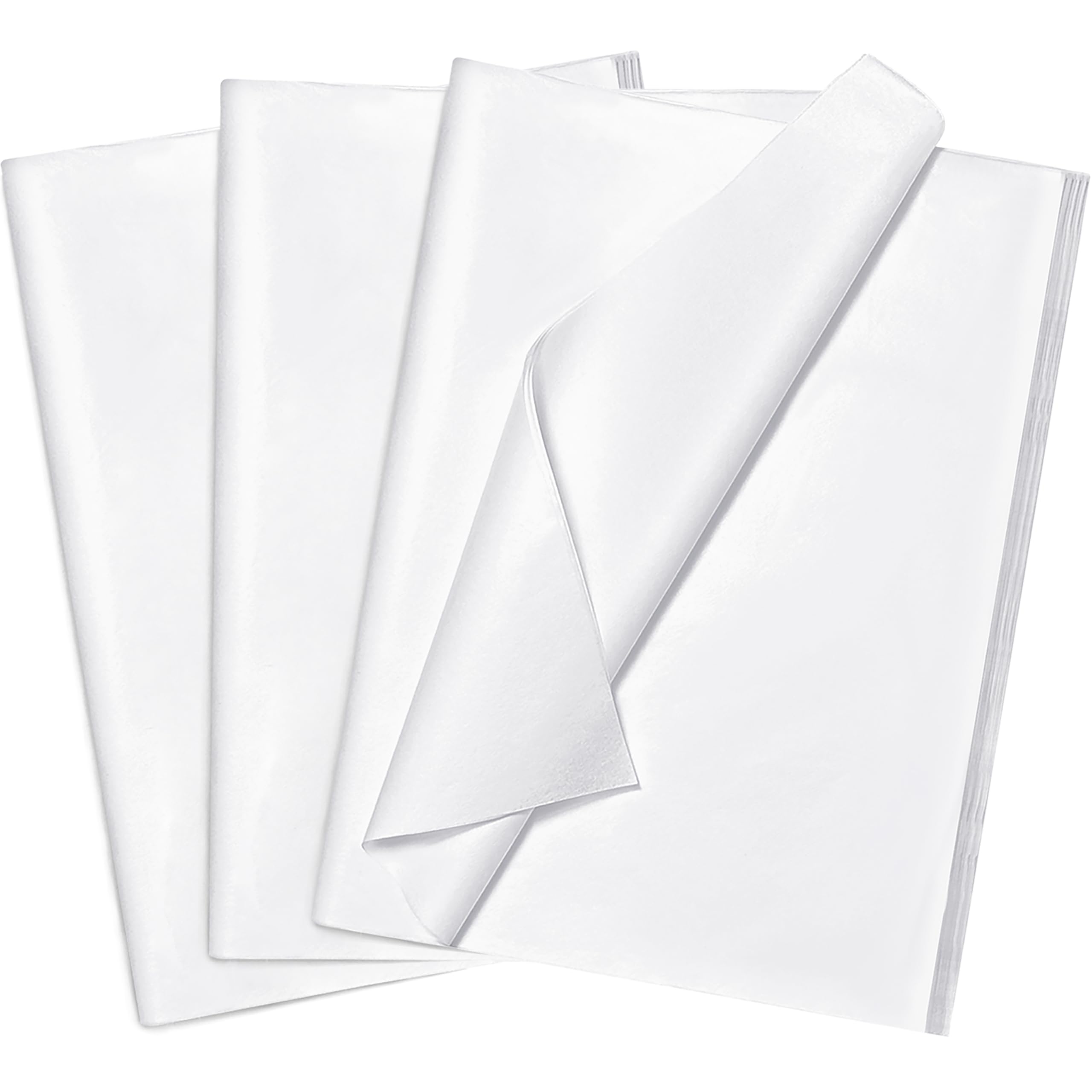 Bobobag 100 Sheets White Tissue Paper 20"X14" Tissue Paper for Gift Bags, Gift W