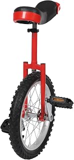 YSHUSTGY Outdoor Wheel Unicycle, 16inch One Wheel Bike Adjustable Seat Exercise Bicycle for 7-60 Years Old, Outdoor Sports Fitness Exercise Unicycle,Balance Training, Talent Performance, Etc