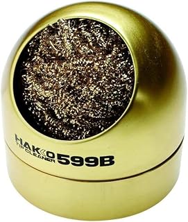 Hakko 599B-02 Solder Tip Cleaning Wire and Holder, 1 PACK