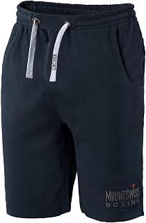 Mount Swiss Men's Shorts up to 8XL, 100% Cotton, Large Sizes, Short Casual Trousers, Sports Trousers, Summer Trousers, Elastic Waistband, Pockets, Breathable, Comfortable, Soft, Many Colours
