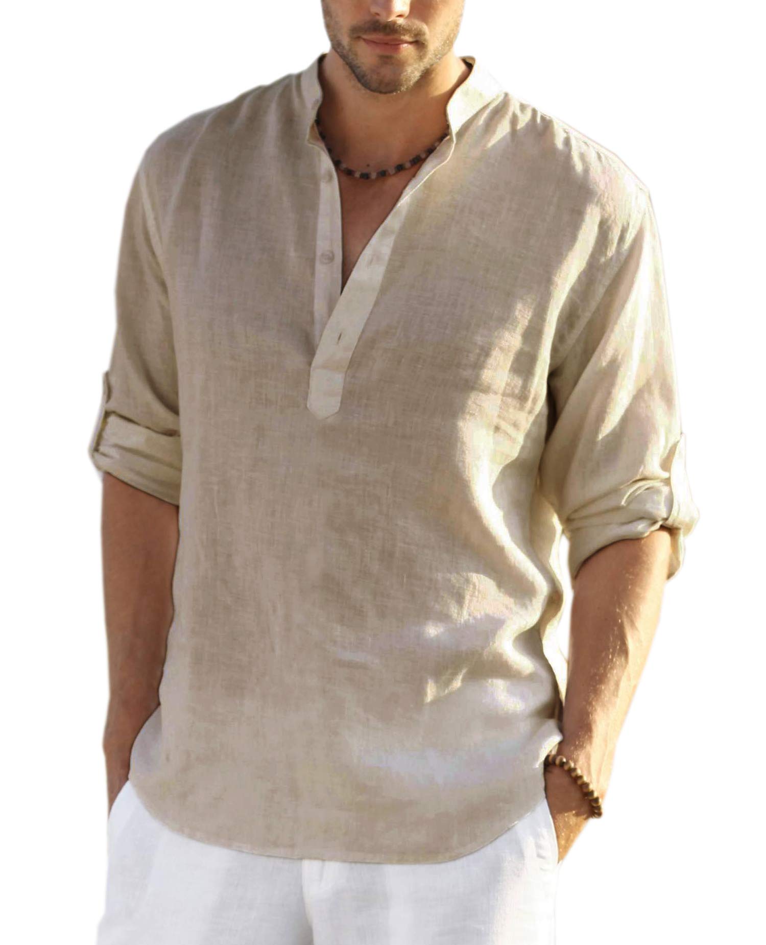 COOFANDY Western Button Down Shirt Men