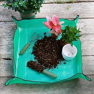 Foldable Waterproof Plant Repotting Mat, Christmas Gift for Garden | Foldable easy store | Waterproof surface | Catches soil spills | Handy for succulents | Christmas gift for gardeners