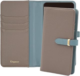 Elegante Official Belted iPhone XS Max Case, Folio Style Smartphone Case, Handbag Type, Mobile Phone Case, Belt, Card Storage, Pocket, Stand Function, Magnet, Cute, Stylish, Compatible with iPhone