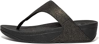 Fitflop Lulu Leather Toepost Womens Platform Sandals in White