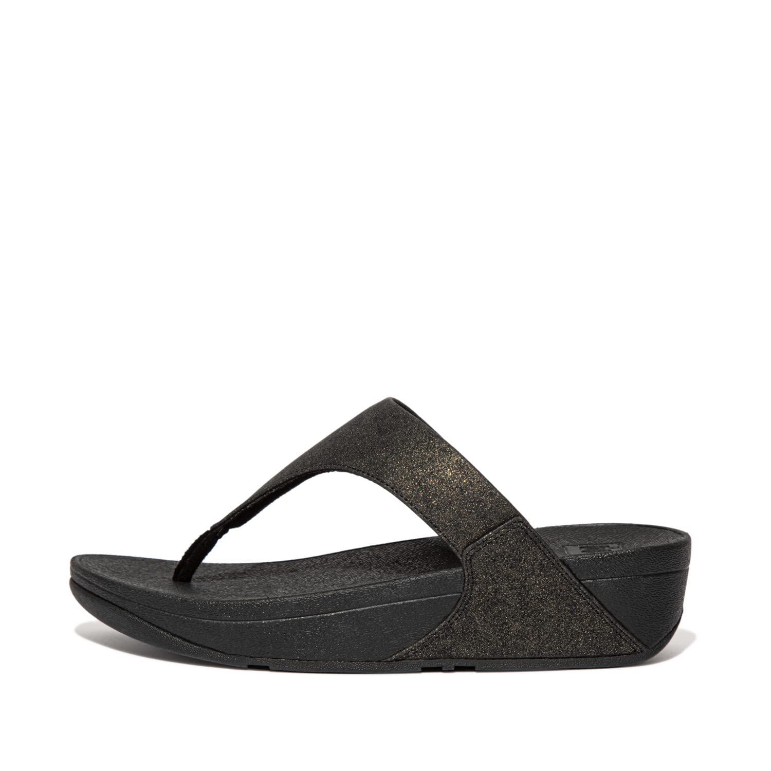 Fitflop Lulu Leather Toepost Womens Platform Sandals in White
