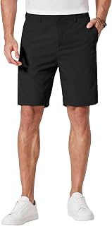 COOFANDY Men's Casual Shorts 9 Inch Flat Front Lightweight Summer Shorts