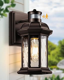 VIANIS Motion Sensor Outdoor Garage Lighting Fixtures, Anti-Rust Waterproof