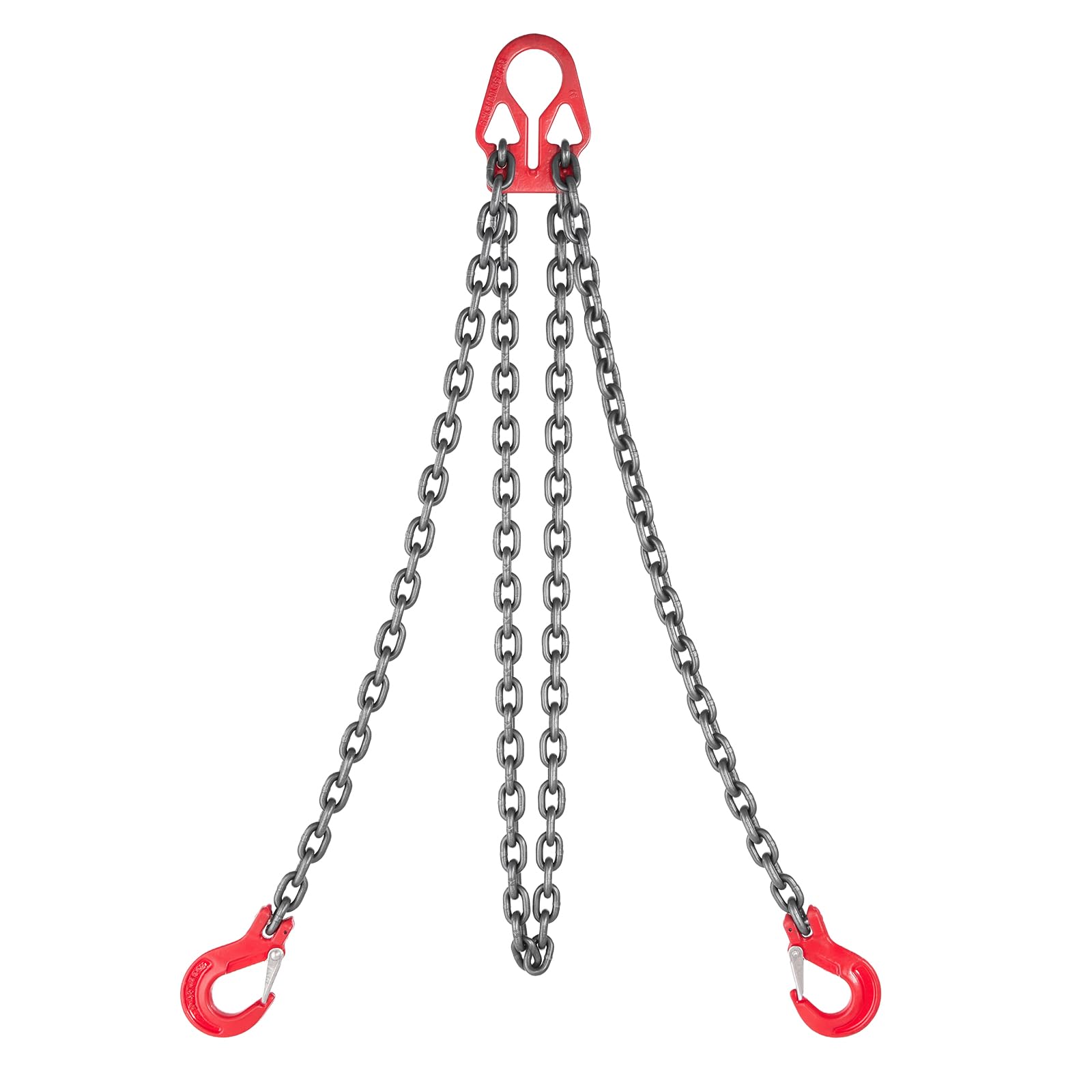 VEVOR Chain Sling, 5/16 in x 10 ft Lifting Chains with 2 Leg Grab Hooks, Heavy D