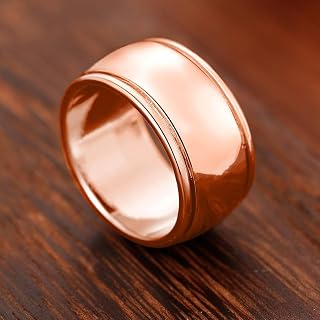 Simple Fashion Wide Finger Rings for Women Men Daily Party All Match Trend Accessories Metallic Style Jewelry