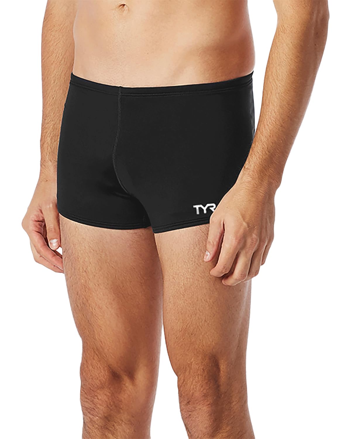 TYR Durafast Elite Solid Square Leg Sports Men's Swimsuit