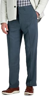 Haggar Men's Straight Fit Premium Comfort Dress Pant