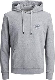 JACK & JONES Men's Jjecorp Logo Sweat Hood Play Noos Pls Sweatshirt