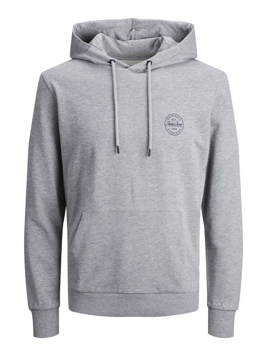 JACK & JONES Men's Jjecorp Logo Sweat Hood Play Noos Pls Sweatshirt