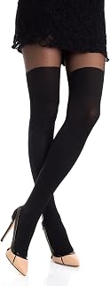 Gi&Gi Collant Donna Finta Parigina, Calze Autoreggenti Vintage, Collnat Fantasia 20•80 Denari Made in Italy N.1026 colorate