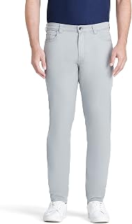 Izod 115b - Saltwater Men's Casual Trousers Stretch Flat Front Chino Pants