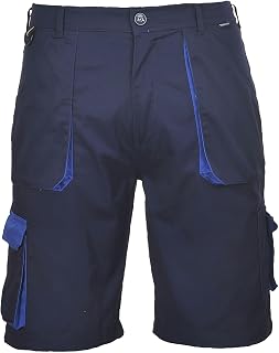 Portwest TX14 Two-Tone Texo Bermuda Shorts Contrast Stitching 2 Side