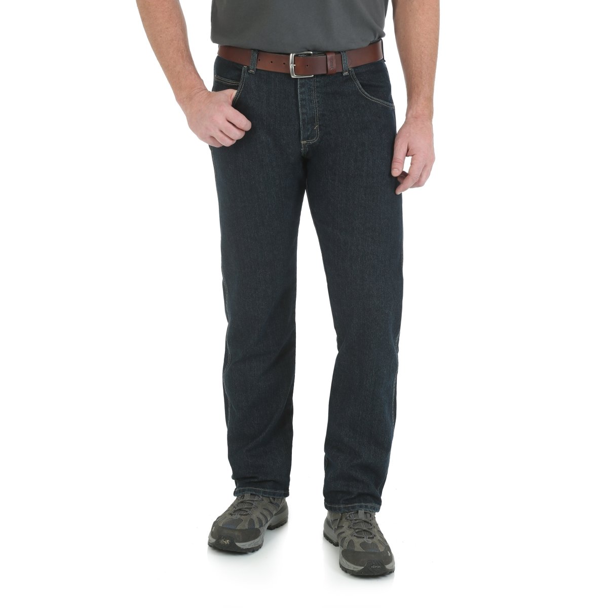 Wrangler Rugged Wear Men's Regular Fit Jean, Midnight, W50 L34