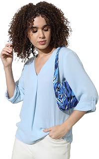 JDY JDYDIVYA Women's Long Casual Shirt Blouse 3/4 Sleeve Tunic Long Shirt Loose Top Loose Lightweight