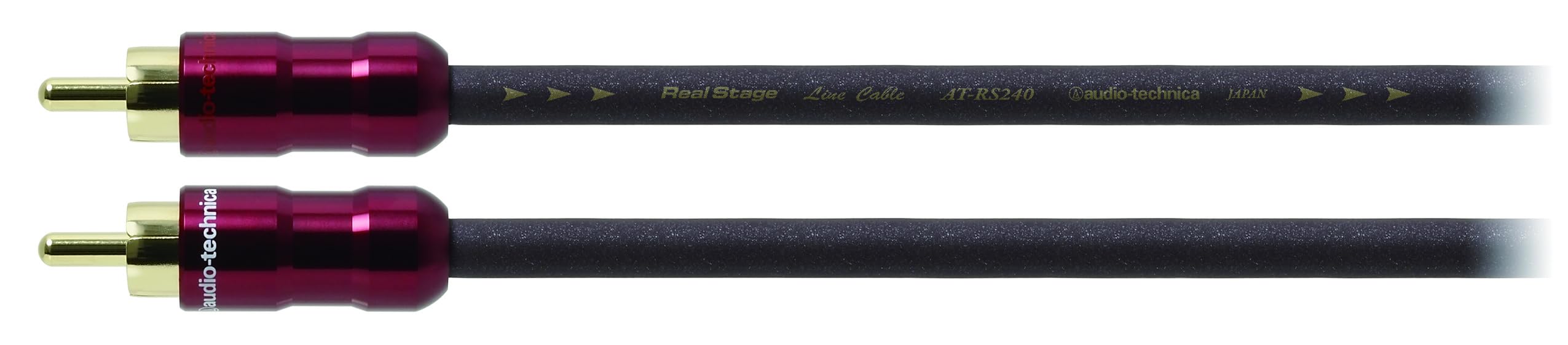 Audio-Technica AT-RS240/0.7 PC-Triple C+OFC Hybrid Audio Cable RCA Heat Resistan