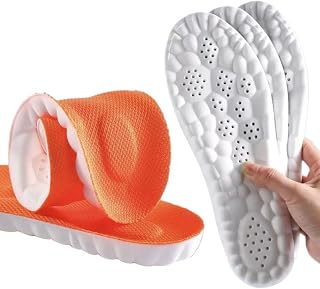 Cloud Insoles for Men and Women, Memory Foam Sole, Massage Shoe Inserts, Scientifically Arch Design, Shock Absorption, Foot Pain Relief for All Comfort