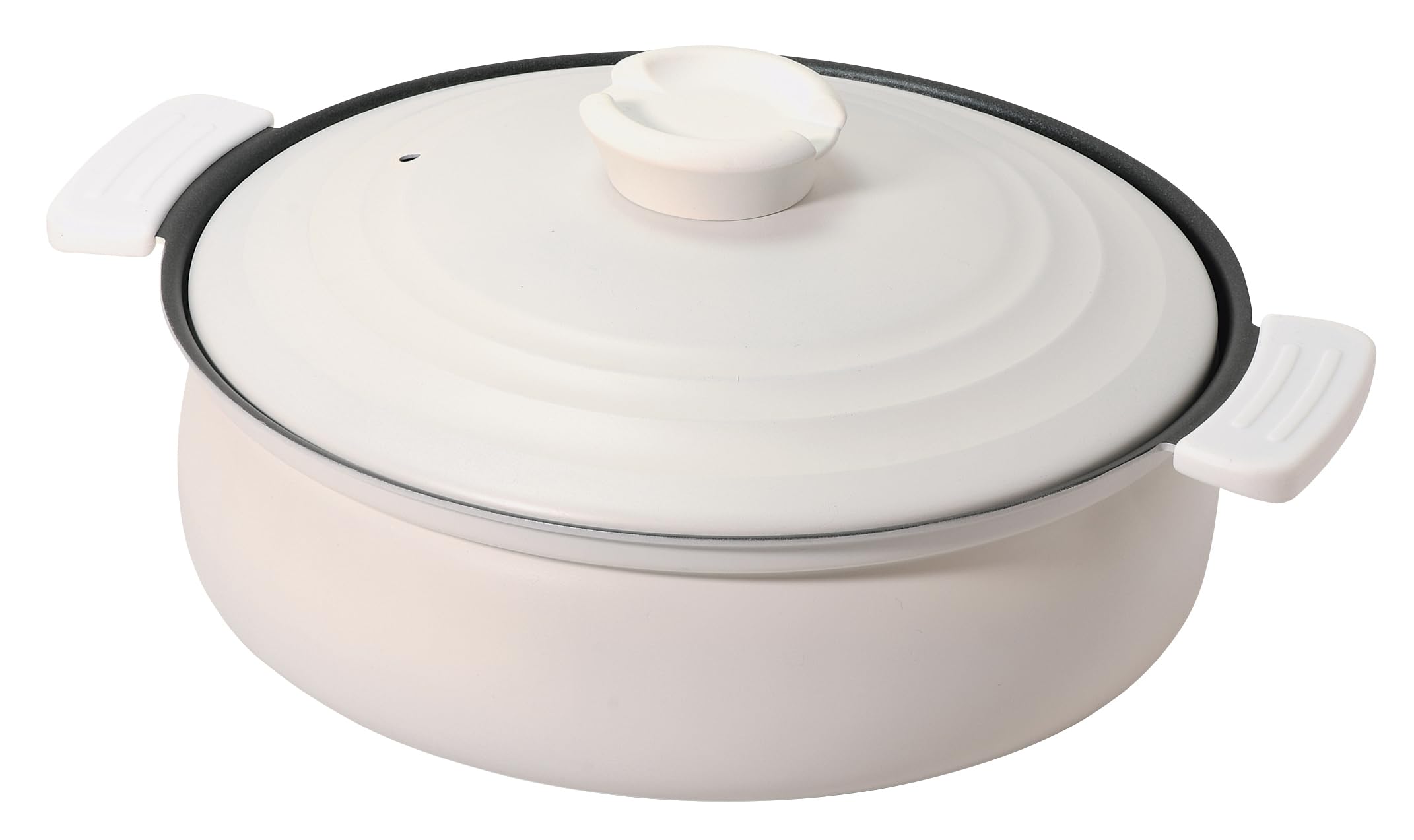 Pearl Metal HC-462 Lightweight Earthen-style Tabletop Pot, 10.2 inches (26 cm), 