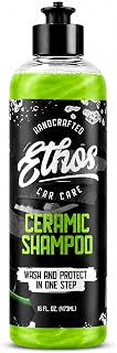 Ceramic Car Shampoo - Slick Car Wash Soap for Ceramic Coatings - pH-Balanced Car Wash Shampoo - Adds Hydrophobic Protection | Enhances Coatings, Waxes or Sealants | Incredible Shine