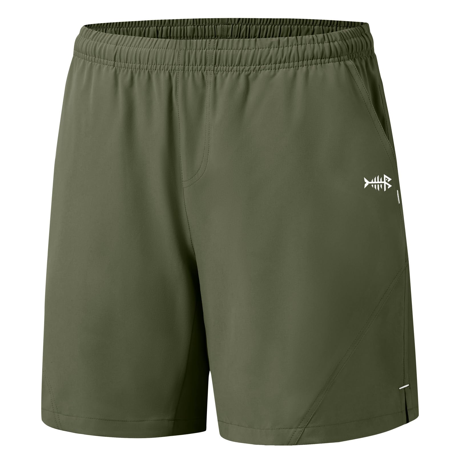 Bassdash 7 Inch Men's Fishing Shorts for UPF 50+ Lightweight Waterproof Quick Dr