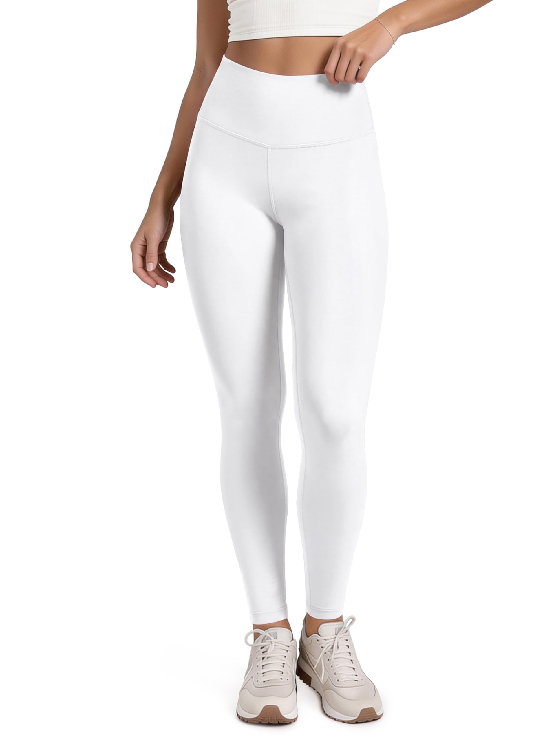 ODODOS Body-Hugging Workout Leggings with Back Pocket for Women, 25" /28" High W