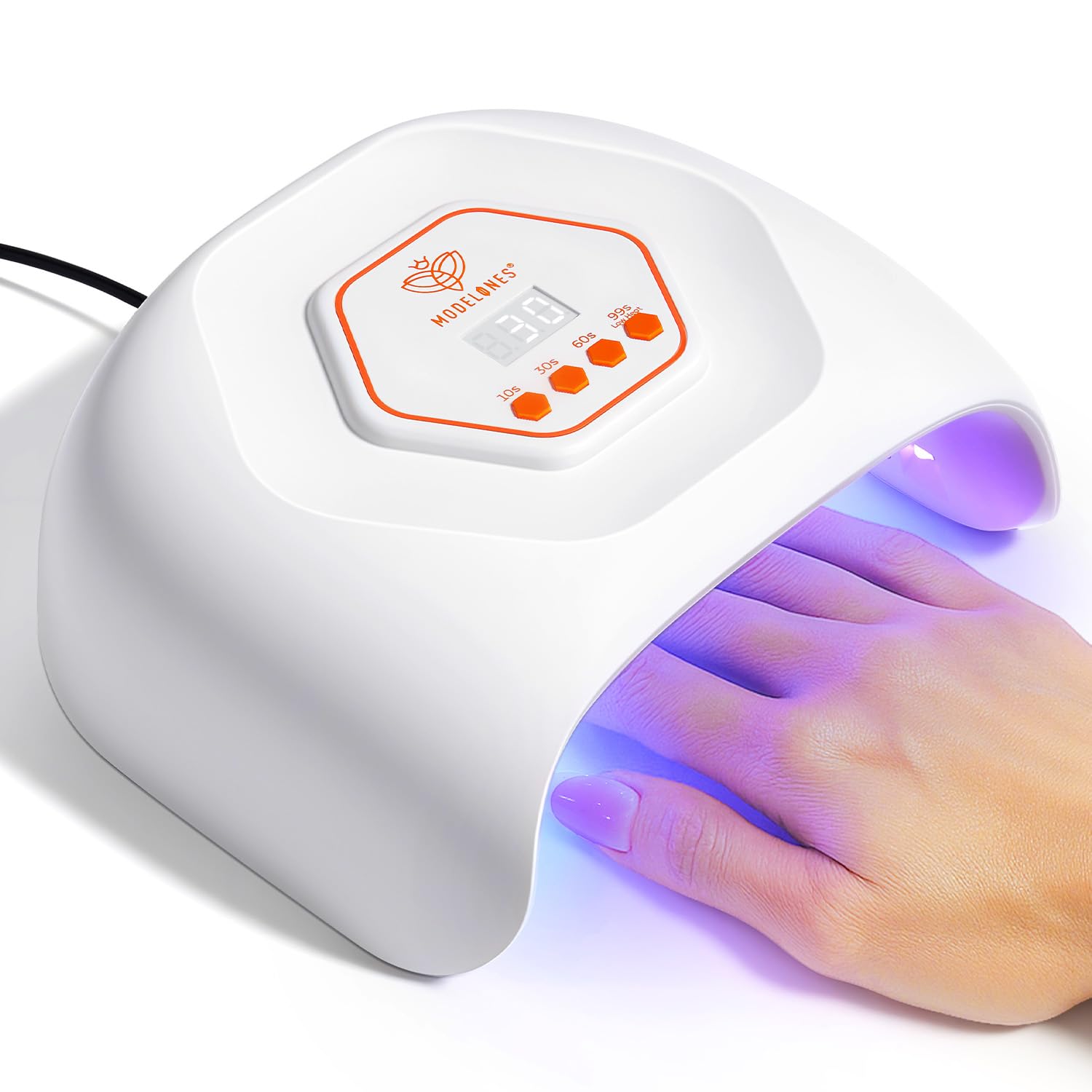 modelones UV Light for Gel Nail, Professional 48W UV LED Nail Lamp | 4 Timer Set